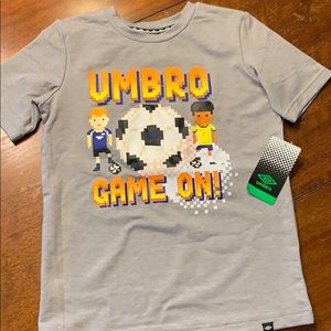 New Boys Umbro Soccer Tee Size M (8-10)